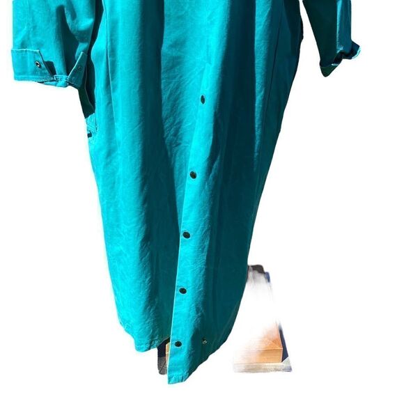 Vintage Saddlesmith Outfitters horseback riding duster long coat large. 0525 - Picture 4 of 10